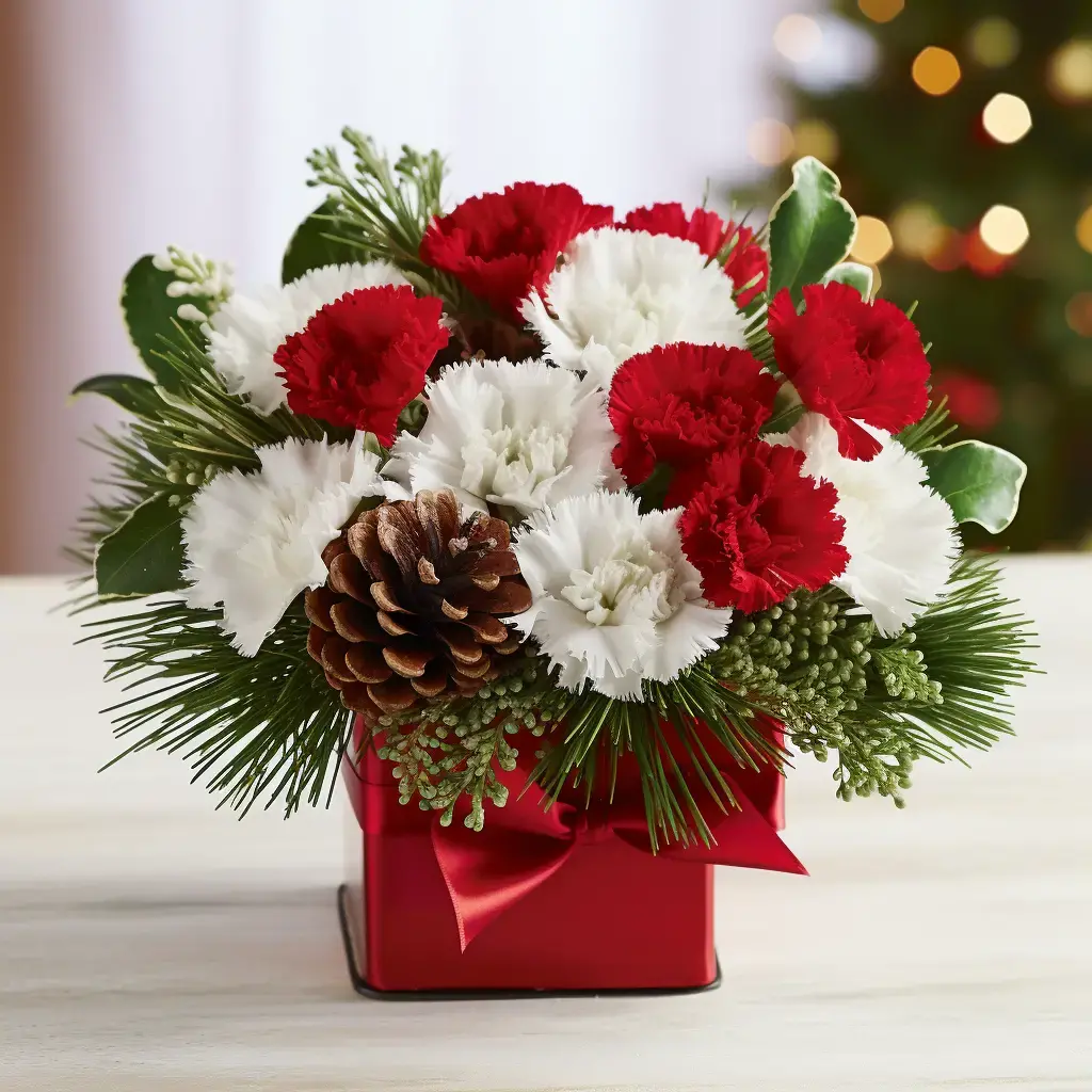 Festive Fir & Carnation Medley – photo 3